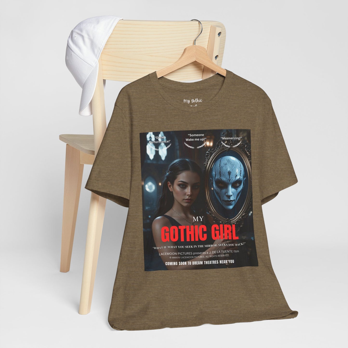 My Gothic Girl T-Shirt "Movie Poster" – Whimsy Goth Streetwear, Dark Poetry Fashion, Alt Aesthetic Apparel