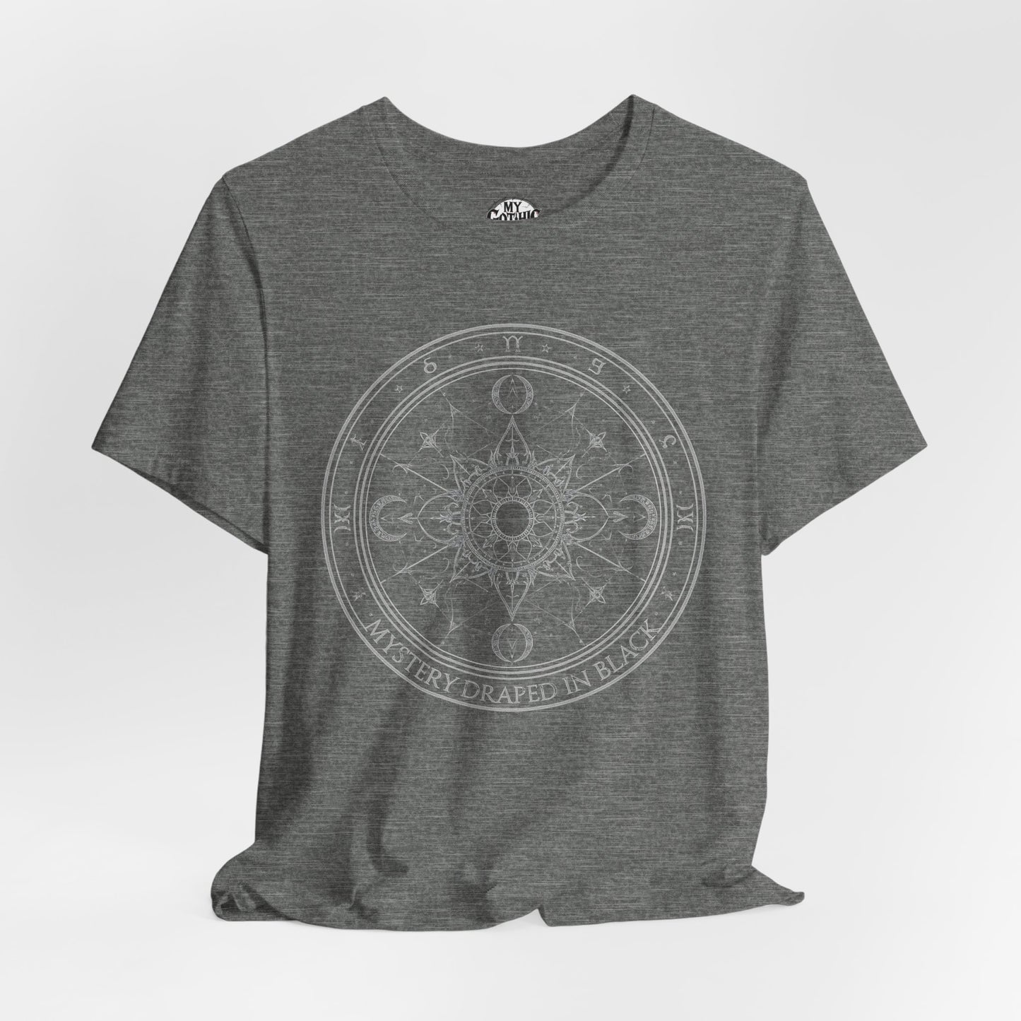 Copy of “Midnight Toy-maker's Creation” —hand-stitched Gothic doll Graphic T-Shirt – Alt Aesthetic Poetic Goth Street-wear