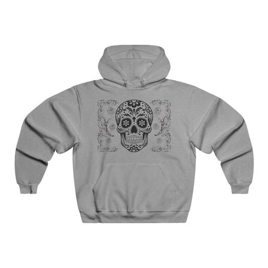 My Gothic Girl Sugar Skull Art Men's Alt Gothic Hoodie