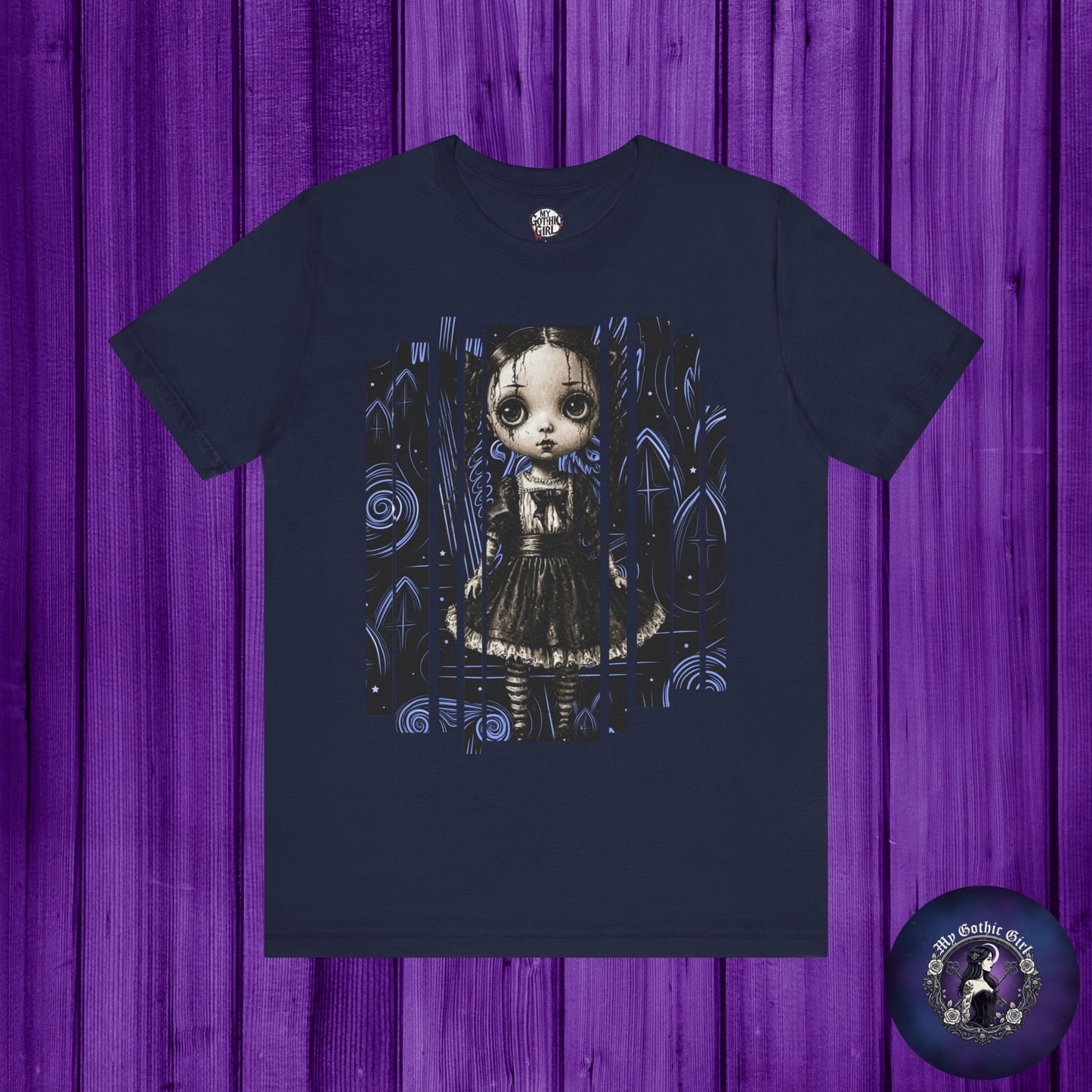 My Gothic Girl "Gothic Doll" Tee - Whimsy Goth, Gothic Fashion, Street Wear, Alt Design, Punk Fashion