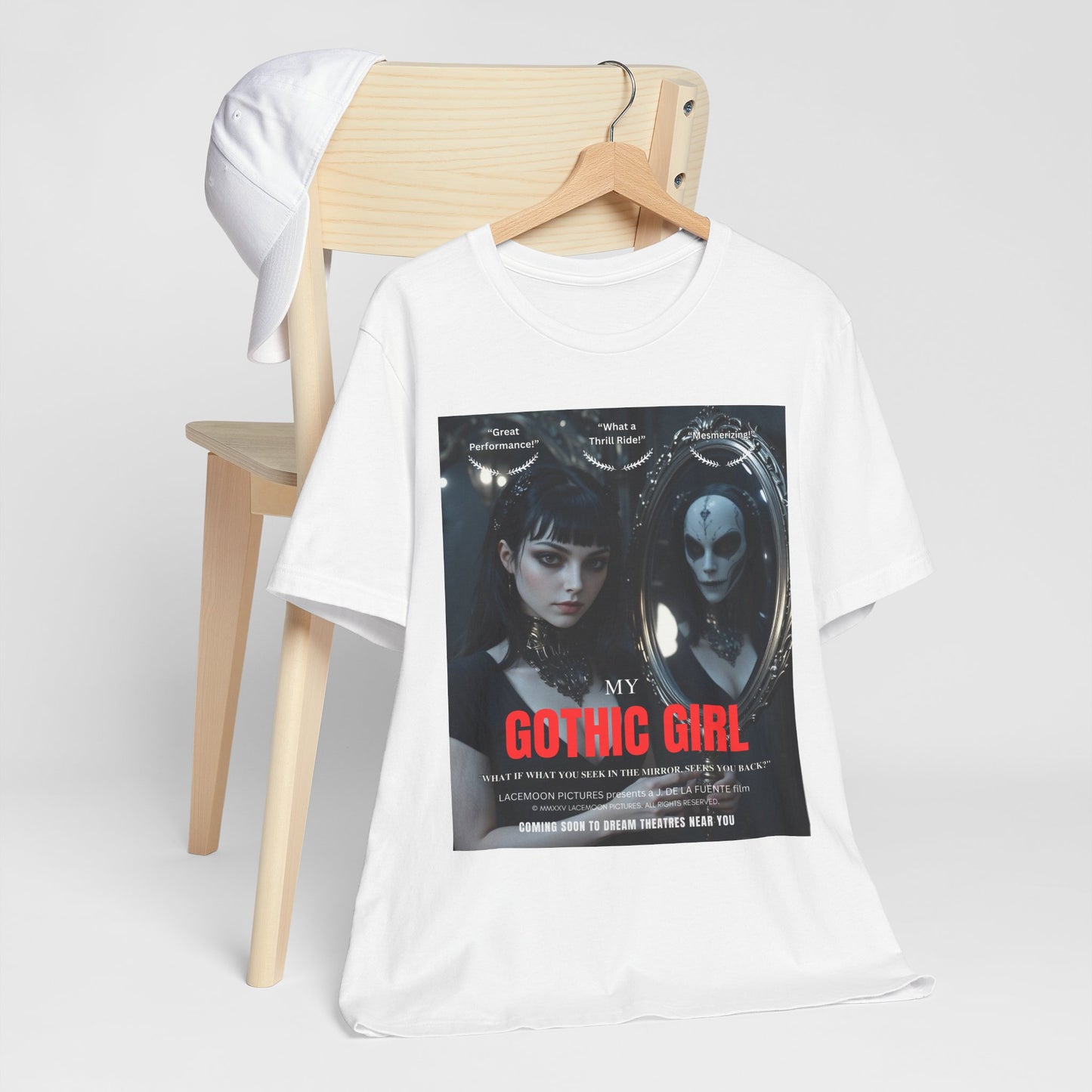 My Gothic Girl Graphic Tee – Whimsy Goth Streetwear, Dark Poetry Fashion, Alt Aesthetic Apparel