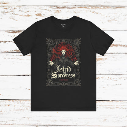 Astrid the Sorceress Gothic T-Shirt | Dark Fantasy Witch Tee