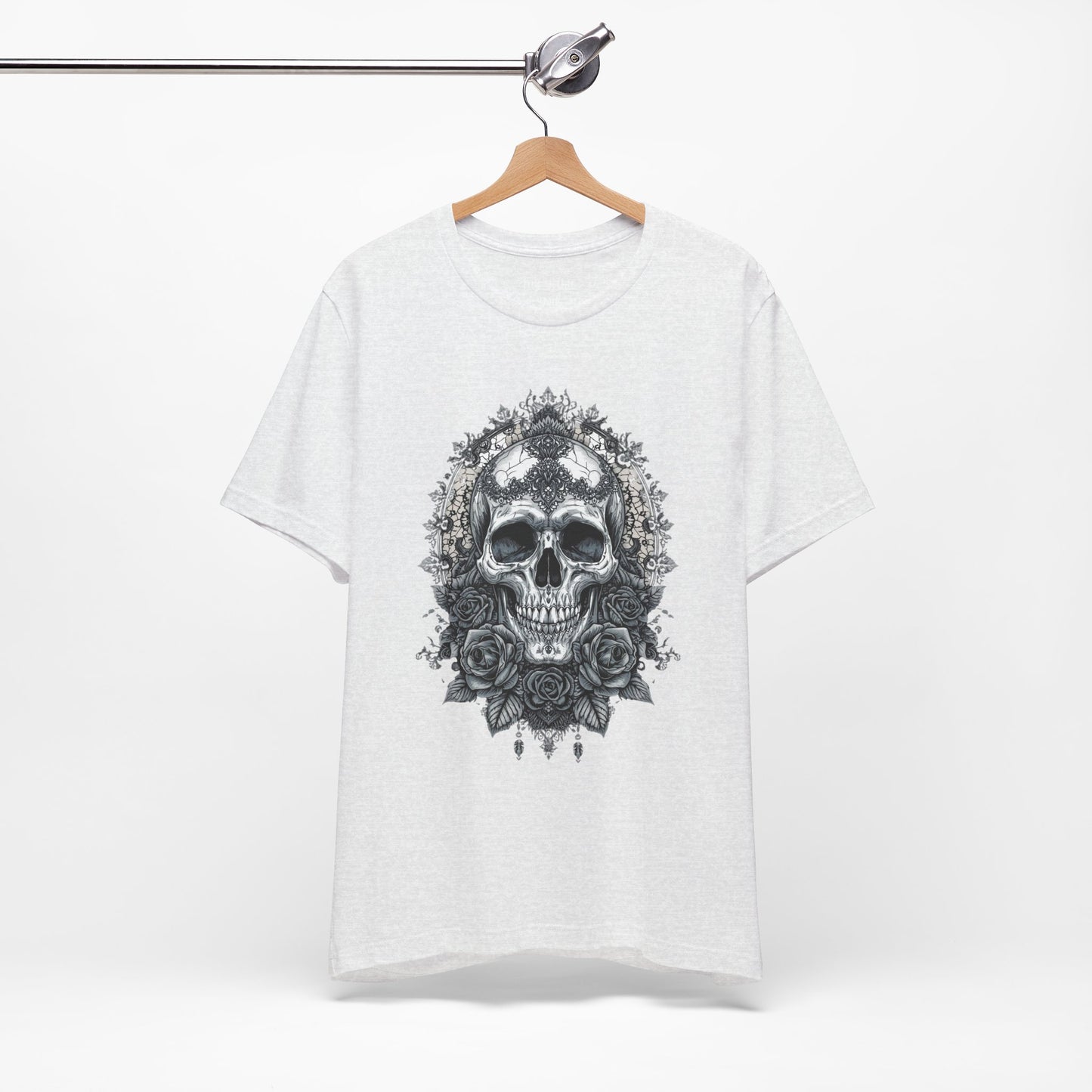 Gothic Skull Elegance T-Shirt