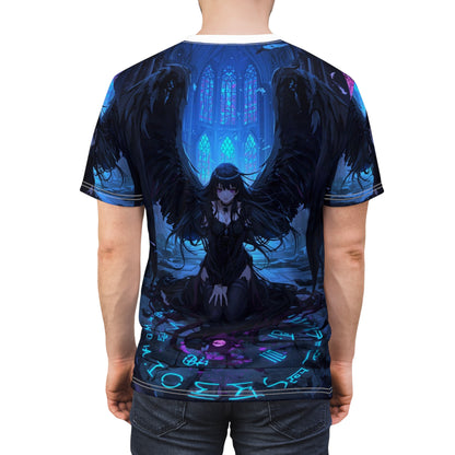 Fallen Angel in Ruins Gothic Tee