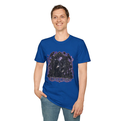 Gothic Mirror T-Shirt — "My Gothic Girl" Dark Violet Graphic Tee