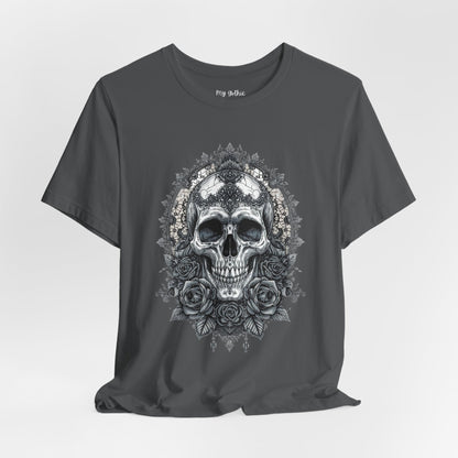Gothic Skull Elegance T-Shirt