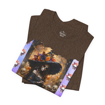 My Gothic Girl Dia De Los Muertos Graphic Tee – Gothic Streetwear, Whimsy Goth, Dark Poetry Alt Fashion