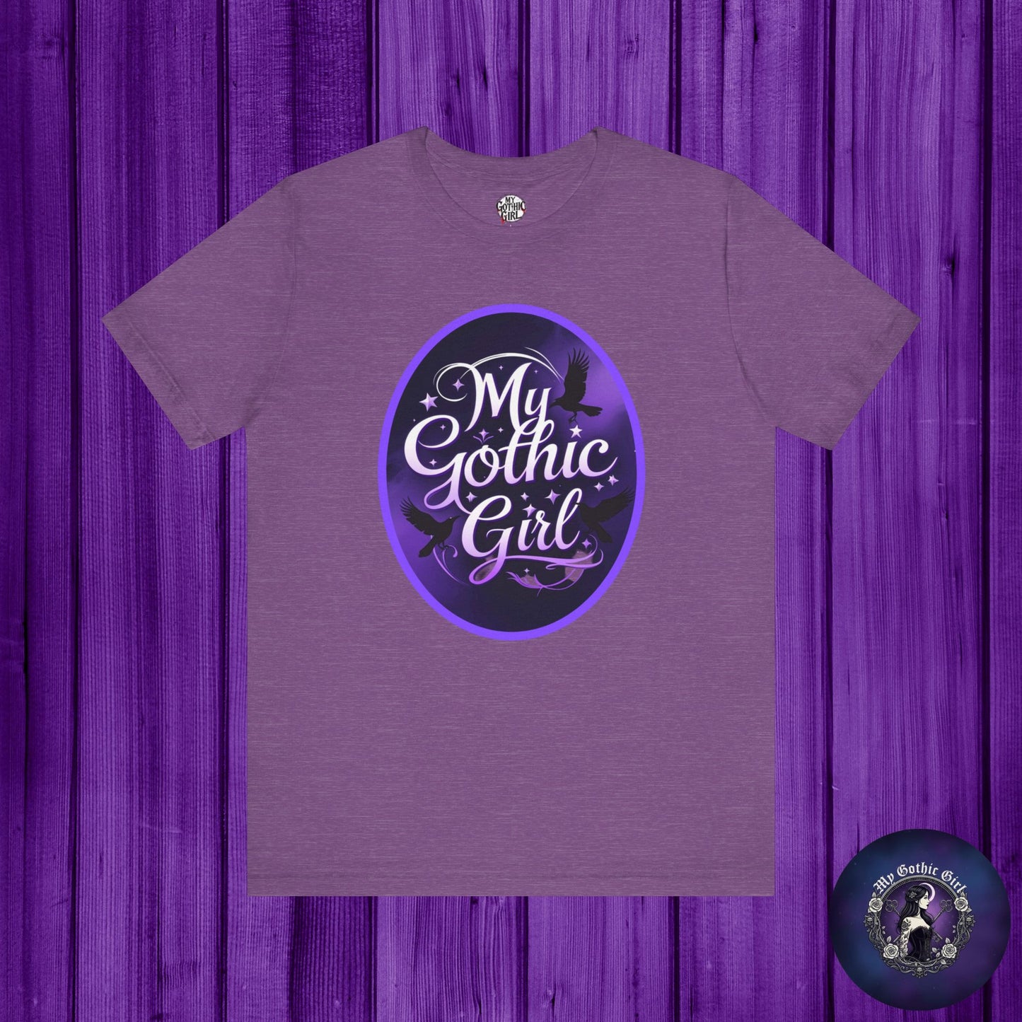 My Gothic Girl Poetic Goth Graphic Tee – Dark Alt Aesthetic Streetwear Fashion