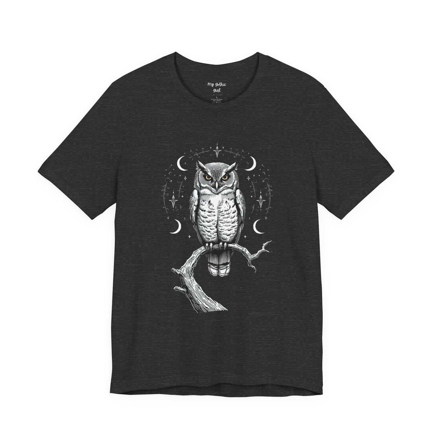 Gothic Watcher Owl - Graphic Tee