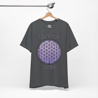 "The Flower of Life"  Gothic Graphic T-Shirt – Alt Aesthetic Poetic Goth Street-wear