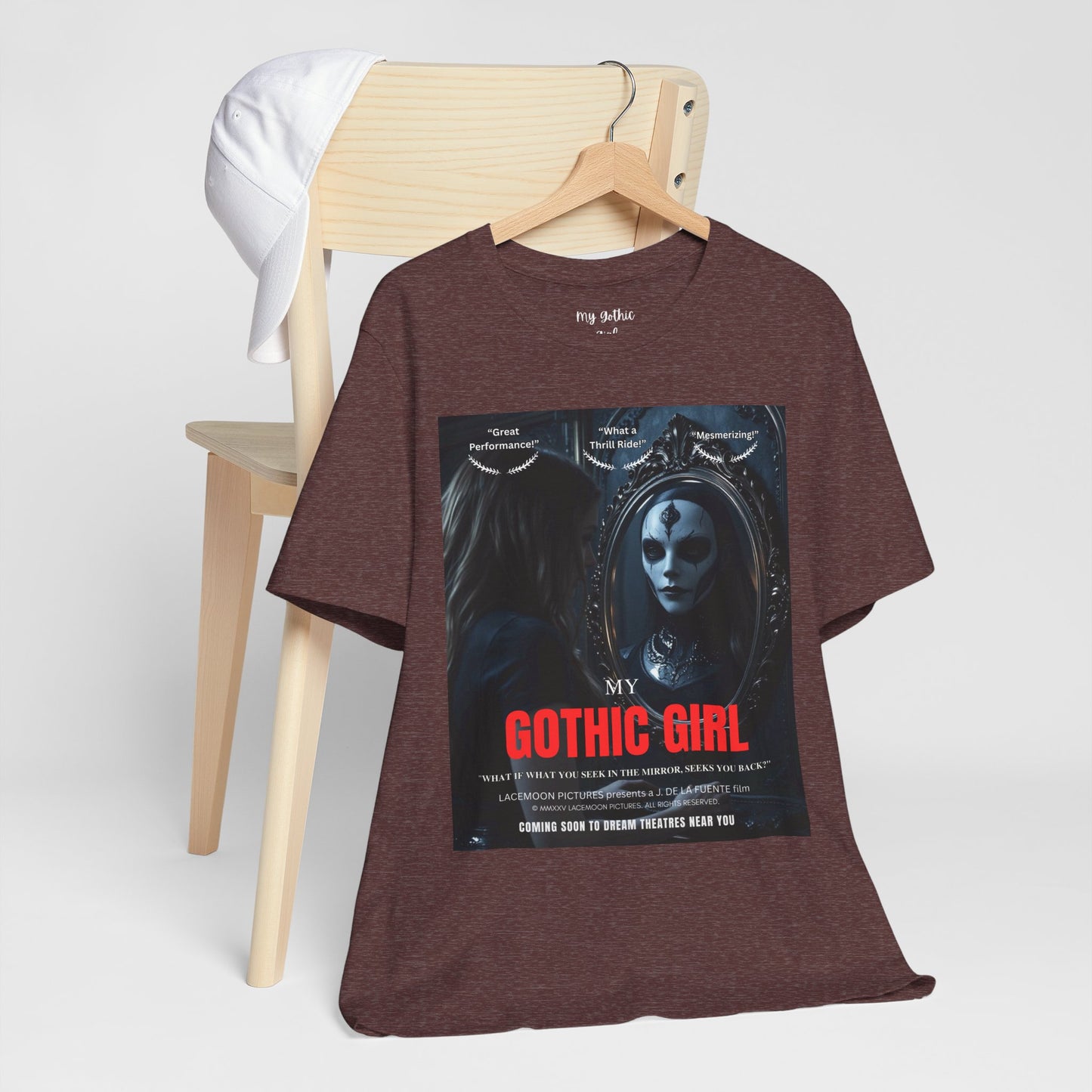 My Gothic Girl Graphic Tee – Whimsy Goth Streetwear, Dark Poetry Fashion, Alt Aesthetic Apparel
