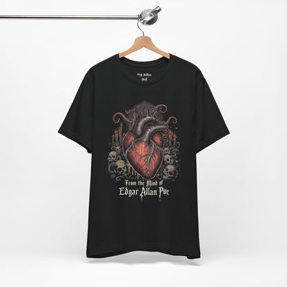 "From The Mind Of Edgar Allan Poe"  Gothic Literary T-Shirt