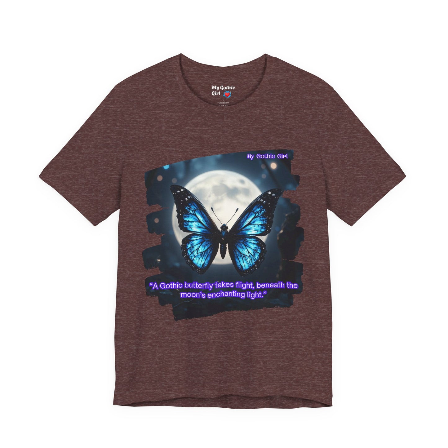 My Gothic Girl Graphic Tee – Whimsy Goth Streetwear, Dark Poetry Fashion, Alt Aesthetic Apparel