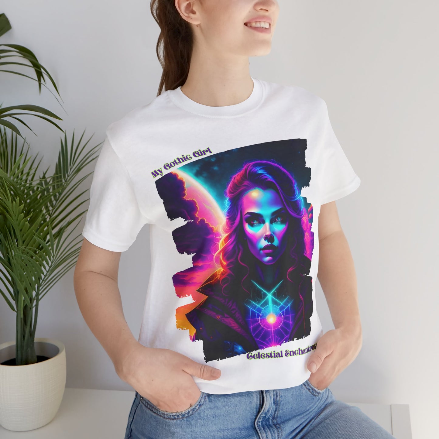 Celestial Enchantress Poetic Goth Graphic Tee – My Gothic Girl