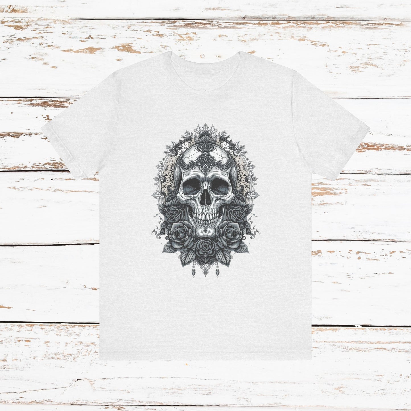 Gothic Skull Elegance T-Shirt