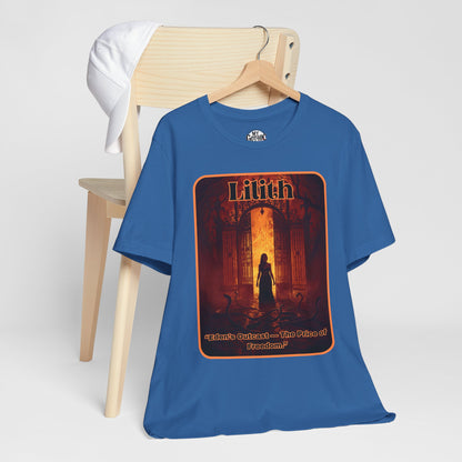 “Lilith  —  Eden’s Outcast, The Price of Freedom.” Graphic T-Shirt – Alt Aesthetic Poetic Goth Street-wear