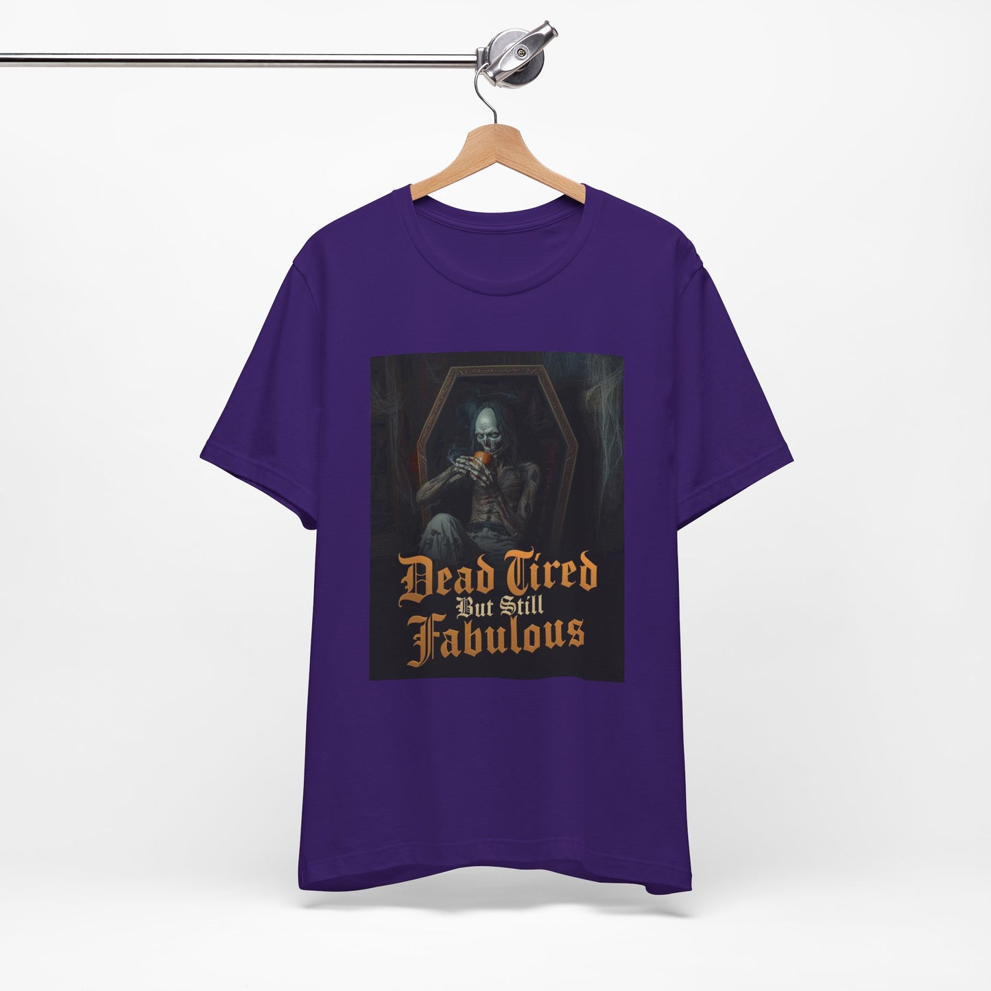 My Gothic Girl "Dead Tired But Still Fabulous" Graphic T-Shirt Unisex Gothic Dark Fashion Casual Wear