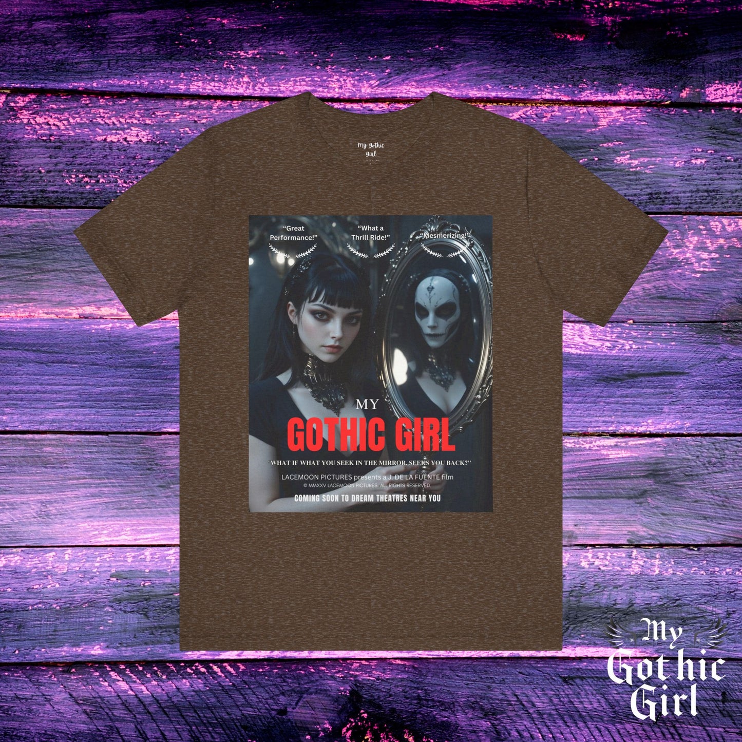 My Gothic Girl Graphic Tee – Whimsy Goth Streetwear, Dark Poetry Fashion, Alt Aesthetic Apparel