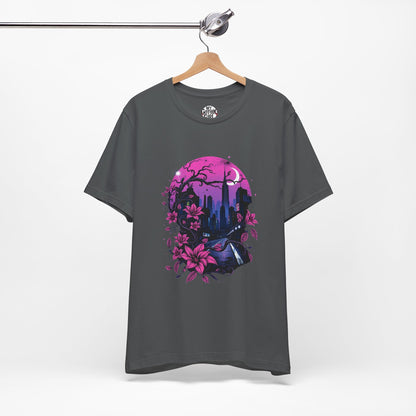 “Dark Bloom” — WhimsyGoth Floral Tee – Alt Aesthetic Poetic Goth Street-wear
