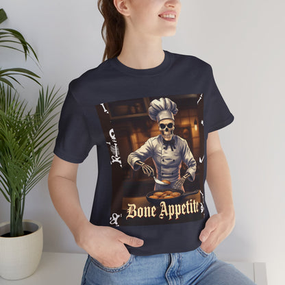 My Gothic Girl "Bone Appetite" Graphic T-Shirt Unisex Gothic Dark Fashion Casual Wear