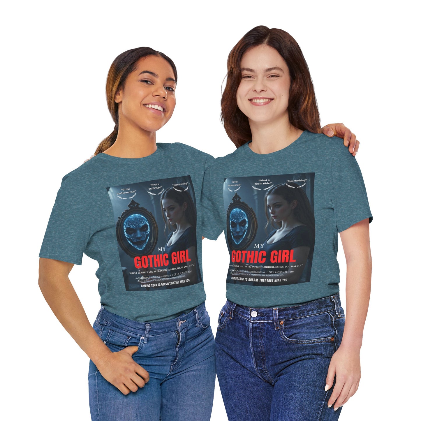 My Gothic Girl "Movie Poster" Graphic Tee – Gothic Streetwear, Whimsy Goth, Dark Poetry Alt Fashion