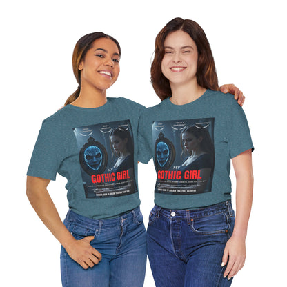 My Gothic Girl "Movie Poster" Graphic Tee – Gothic Streetwear, Whimsy Goth, Dark Poetry Alt Fashion