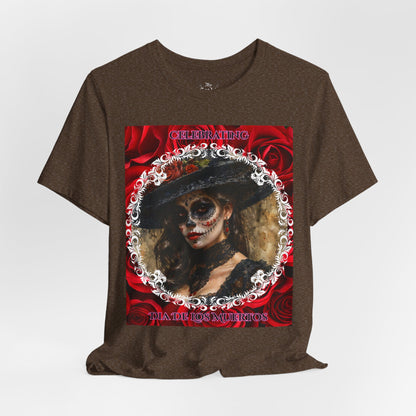 My Gothic Girl Dia De Los Muertos Graphic Tee – Gothic Streetwear, Whimsy Goth, Dark Poetry Alt Fashion
