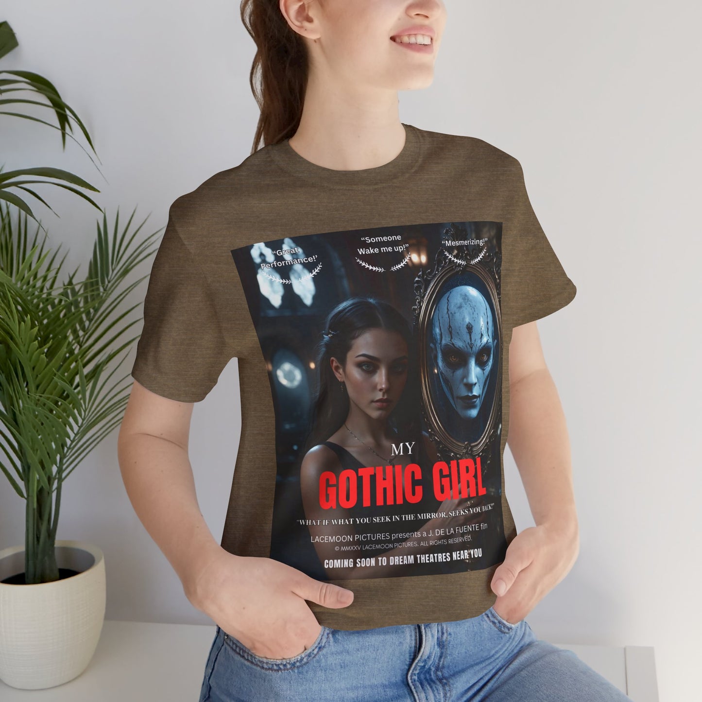 My Gothic Girl T-Shirt "Movie Poster" – Whimsy Goth Streetwear, Dark Poetry Fashion, Alt Aesthetic Apparel