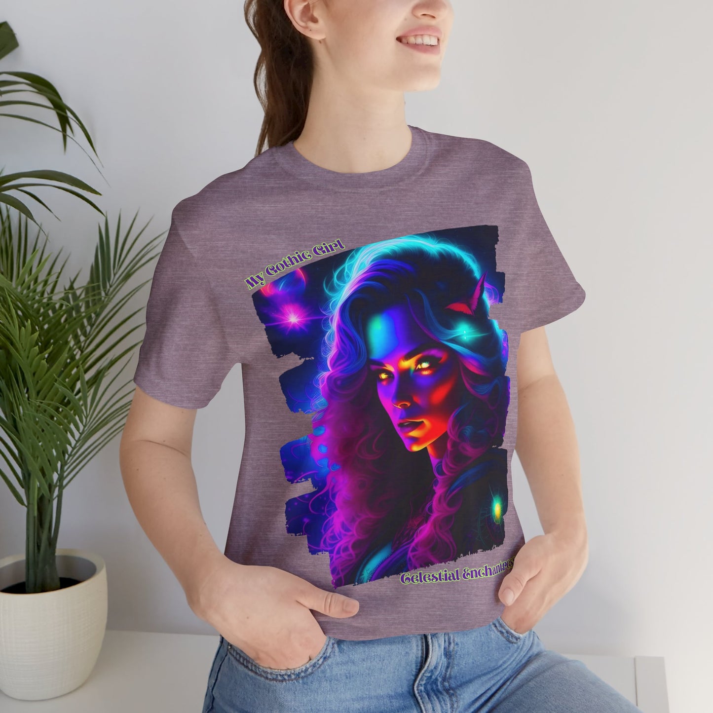Celestial Enchantress Poetic Goth Graphic Tee – My Gothic Girl