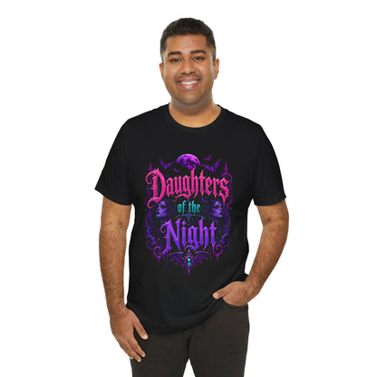 Daughters of the Night Tee — Gothic Vampire Moon Graphic T-Shirt