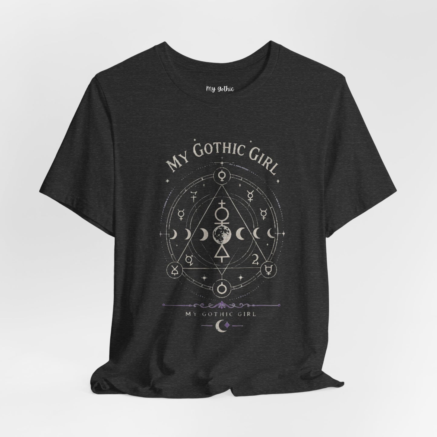 My Gothic Girl "The Alchemist" Gothic Design Short Sleeve T Shirt