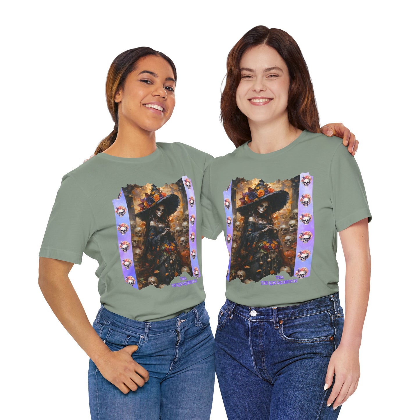 My Gothic Girl Dia De Los Muertos Graphic Tee – Gothic Streetwear, Whimsy Goth, Dark Poetry Alt Fashion