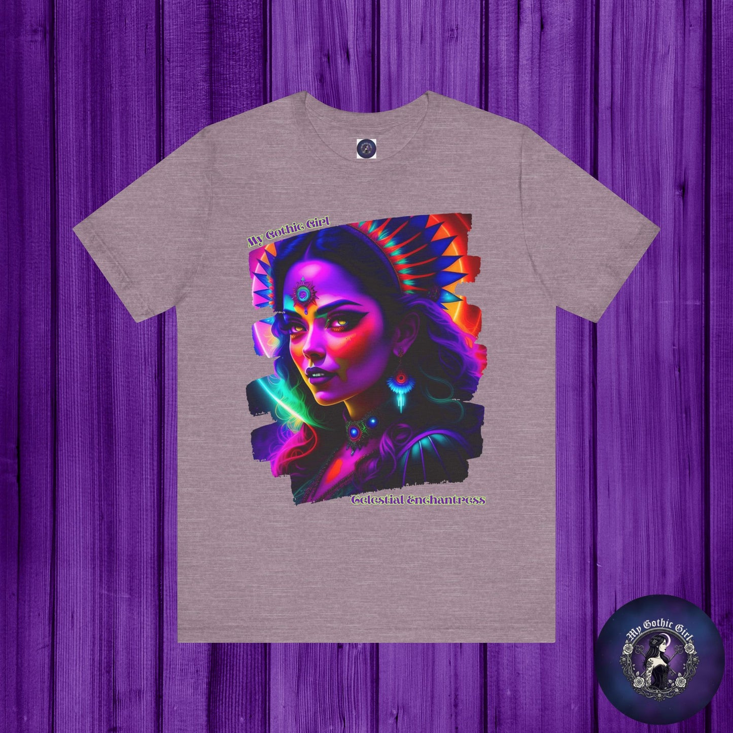 Celestial Enchantress Poetic Goth Graphic Tee – My Gothic Girl