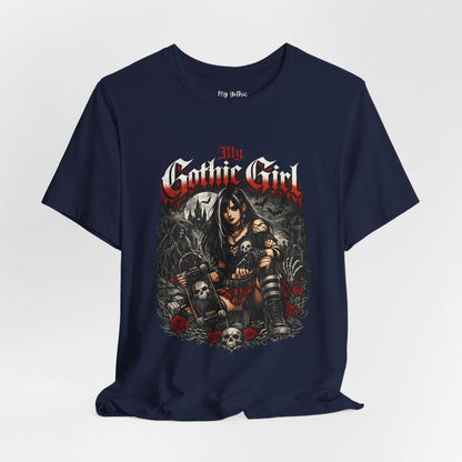 My Gothic Girl - Skater Girl Short Sleeve T Shirt