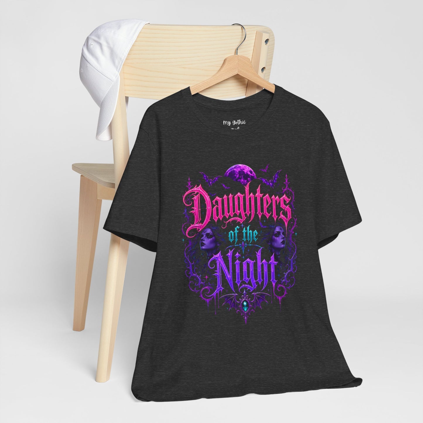 Daughters of the Night Tee — Gothic Vampire Moon Graphic T-Shirt
