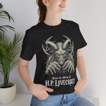 "From The Mind Of H.P. Lovecraft" Gothic Literary T-Shirt