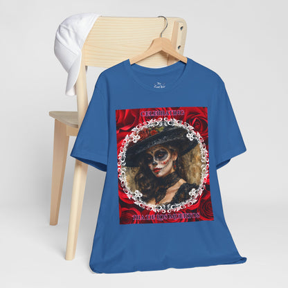 My Gothic Girl Dia De Los Muertos Graphic Tee – Gothic Streetwear, Whimsy Goth, Dark Poetry Alt Fashion