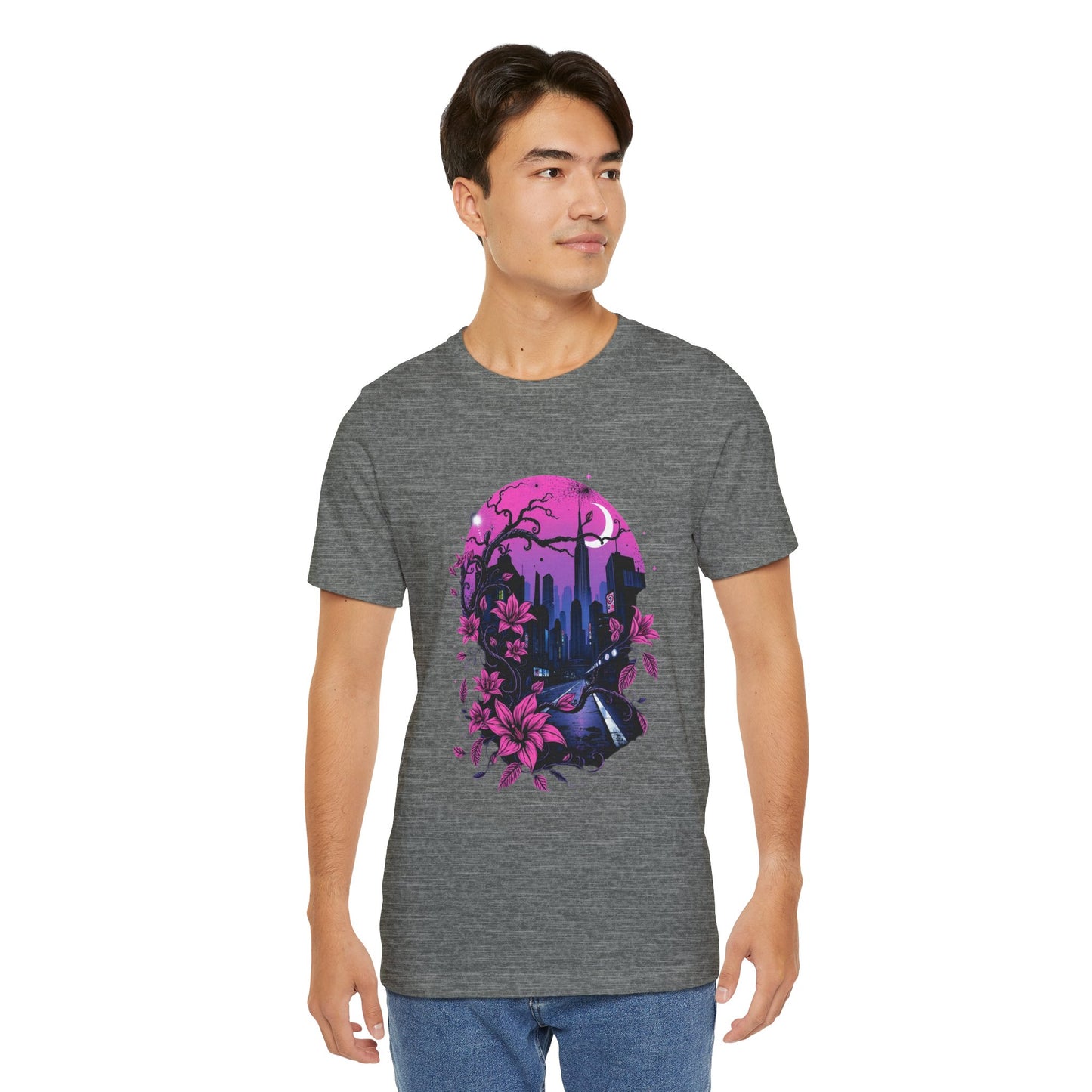“Dark Bloom” — WhimsyGoth Floral Tee – Alt Aesthetic Poetic Goth Street-wear