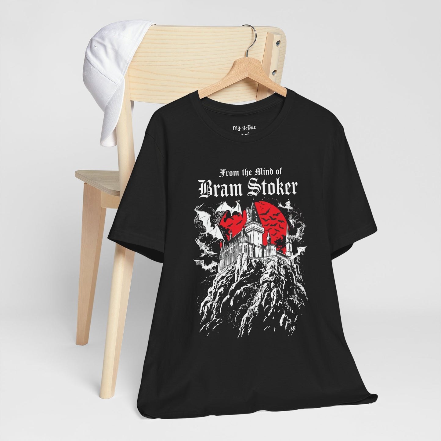 "From The Mind Of Bram Stoker" Gothic Literary Horror T-Shirt
