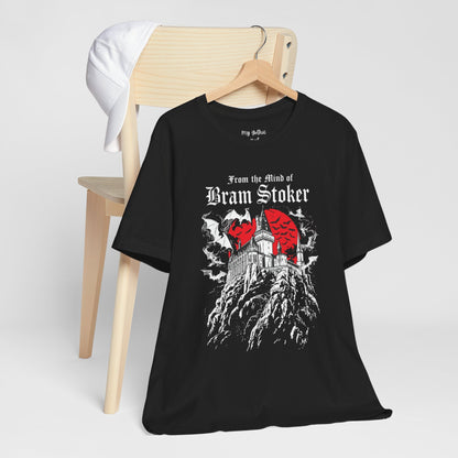 "From The Mind Of Bram Stoker" Gothic Literary Horror T-Shirt