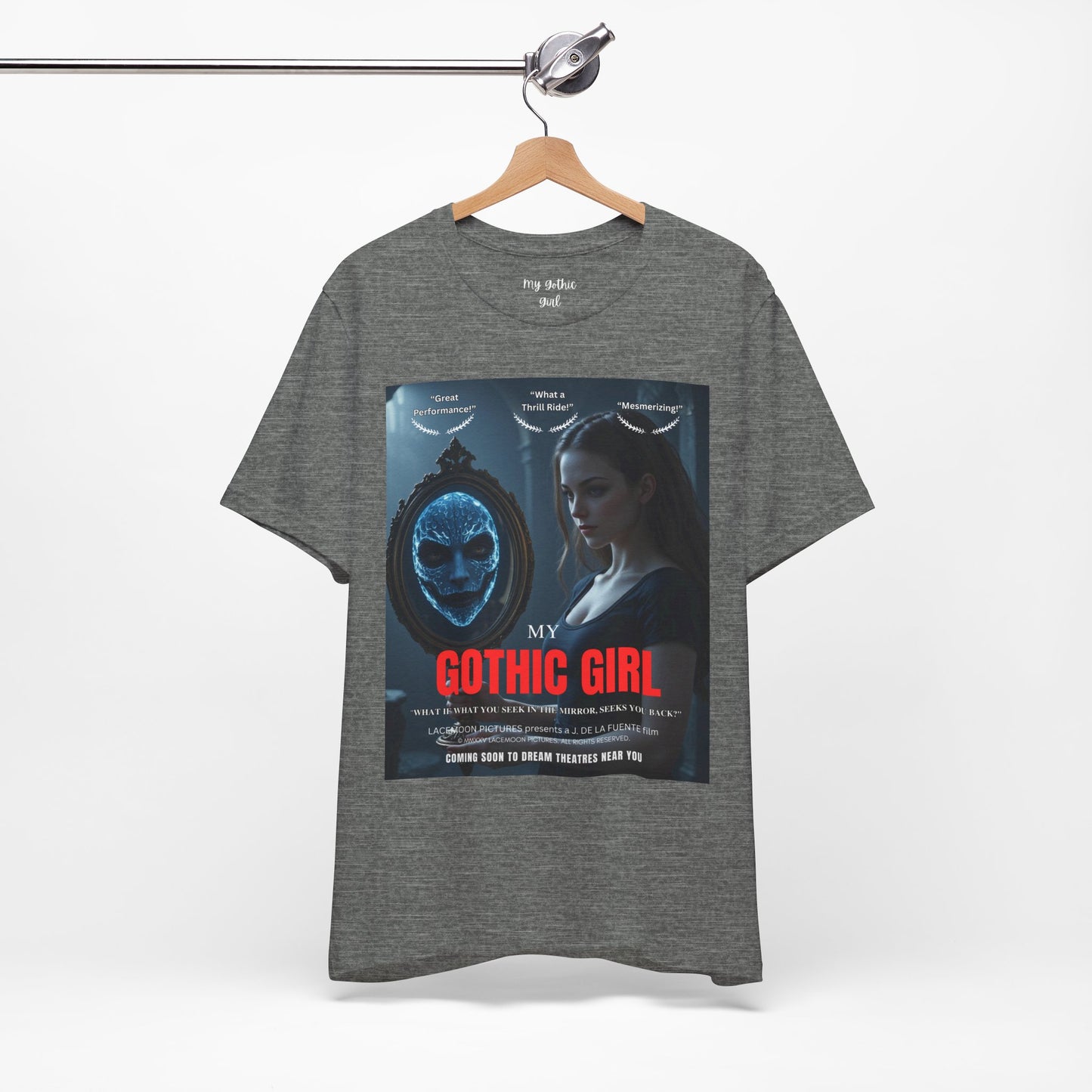 My Gothic Girl "Movie Poster" Graphic Tee – Gothic Streetwear, Whimsy Goth, Dark Poetry Alt Fashion