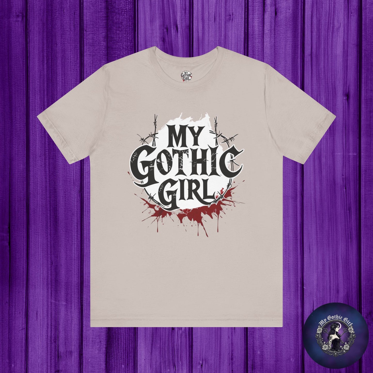 My Gothic Girl Graphic Poetic Goth Graphic Tee – My Gothic Girl