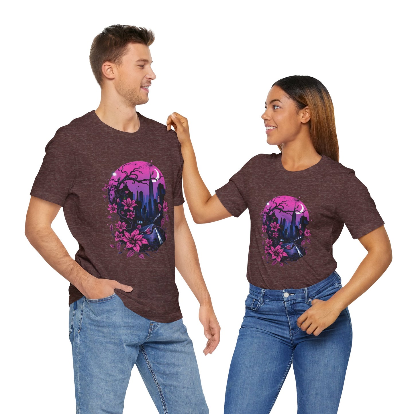 “Dark Bloom” — WhimsyGoth Floral Tee – Alt Aesthetic Poetic Goth Street-wear