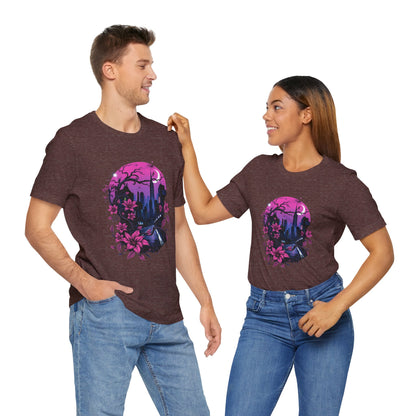 “Dark Bloom” — WhimsyGoth Floral Tee – Alt Aesthetic Poetic Goth Street-wear