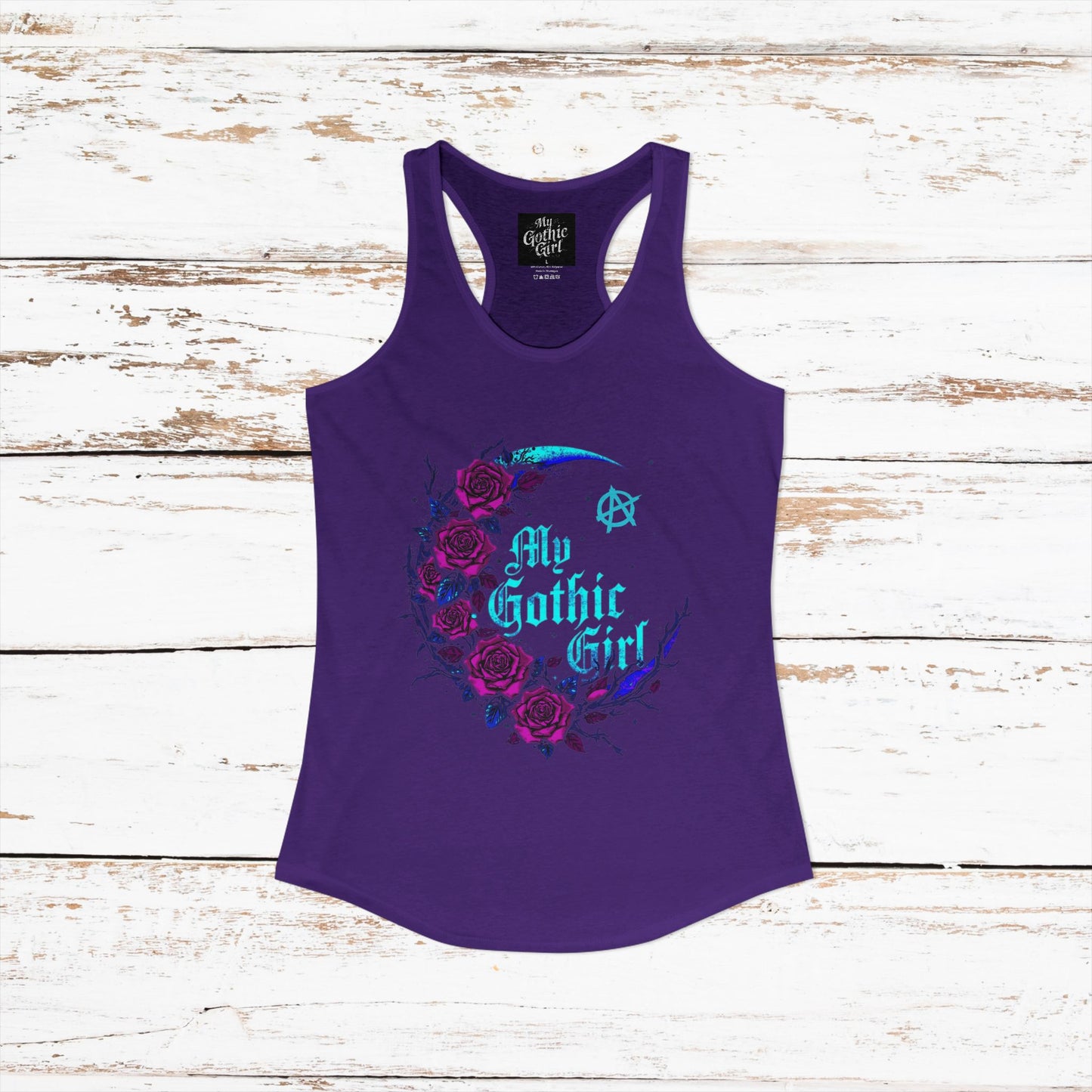 My Gothic Girl Celestial Lunar Garden Gothic Racerback Tee