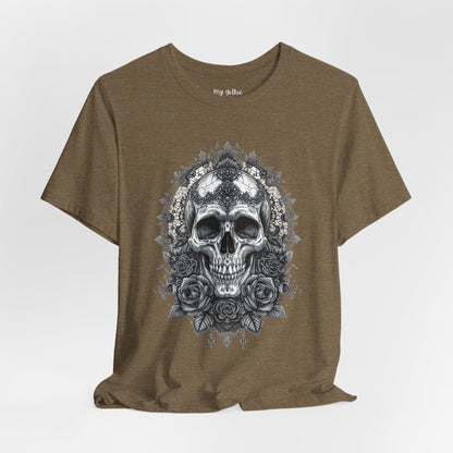 Gothic Skull Elegance T-Shirt