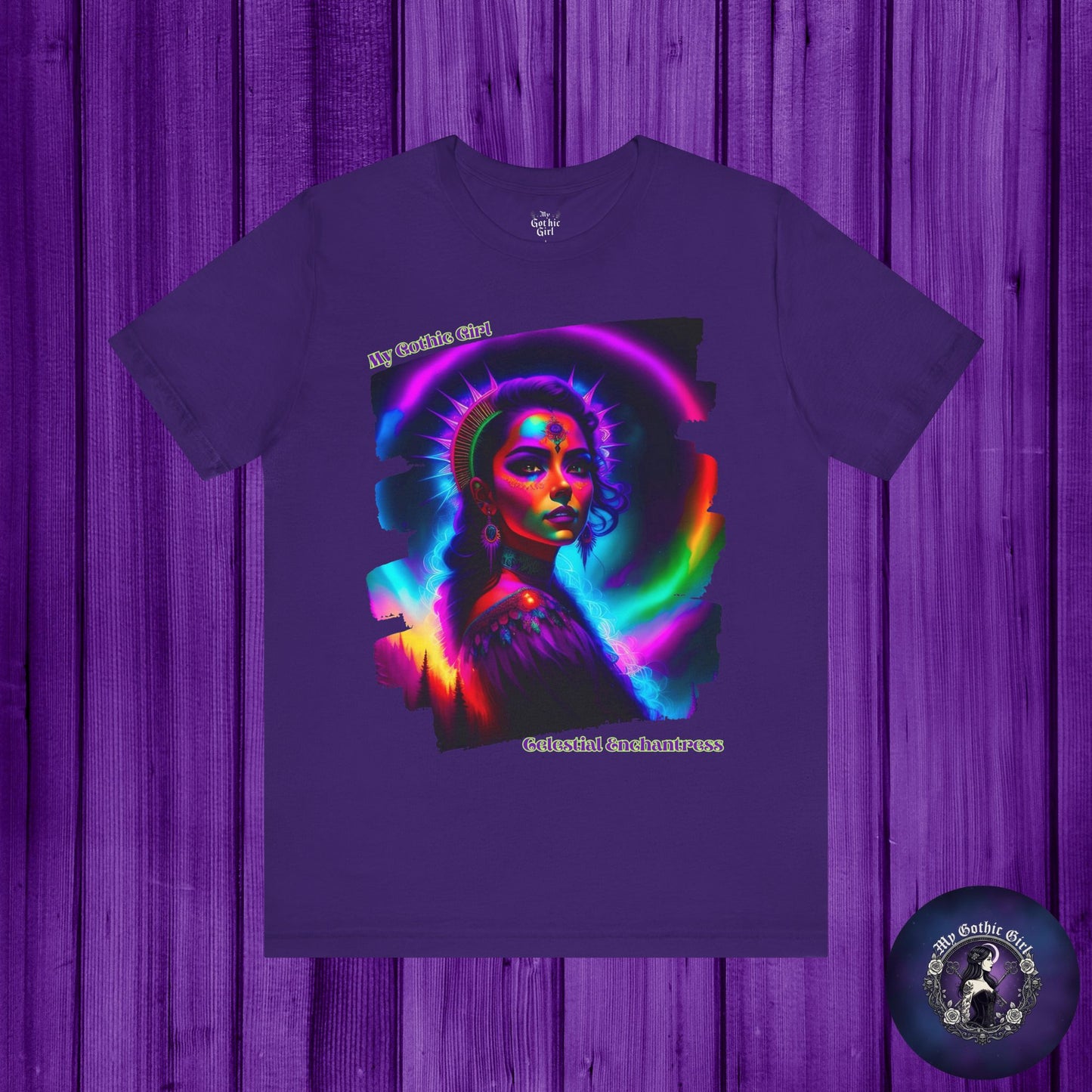 Celestial Enchantress Poetic Goth Graphic Tee – My Gothic Girl
