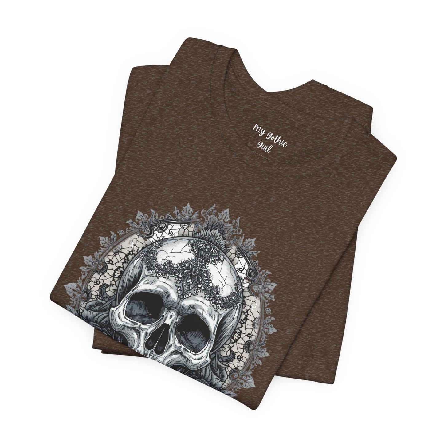 Gothic Skull Elegance T-Shirt