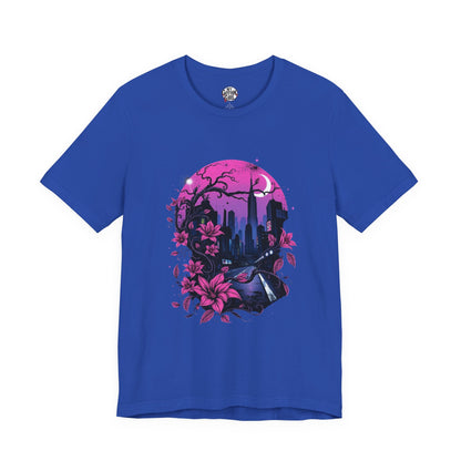 “Dark Bloom” — WhimsyGoth Floral Tee – Alt Aesthetic Poetic Goth Street-wear