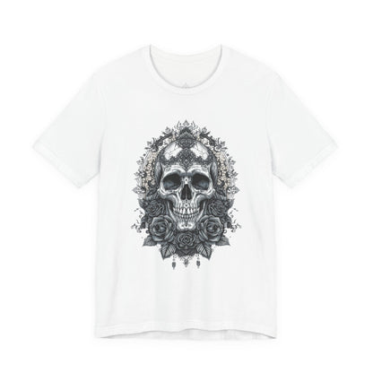 Gothic Skull Elegance T-Shirt